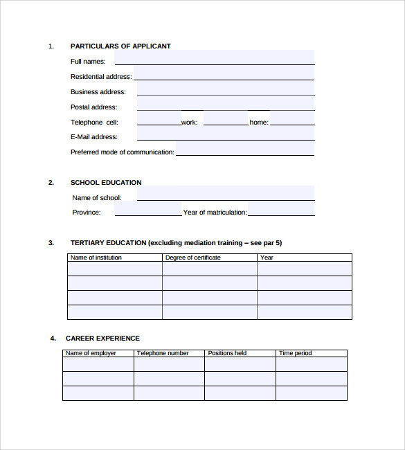 10 Correctional Services Application Form Templates To Download 