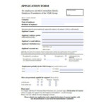 10 Employee Application Form Templates In Word Pages PDF Free