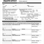 17 Sample HR Application Forms Templates PDF DOC