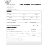 19 Employee Application Template Free To Edit Download Print CocoDoc