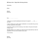 2022 Job Rejection Letter Fillable Printable PDF Forms Handypdf