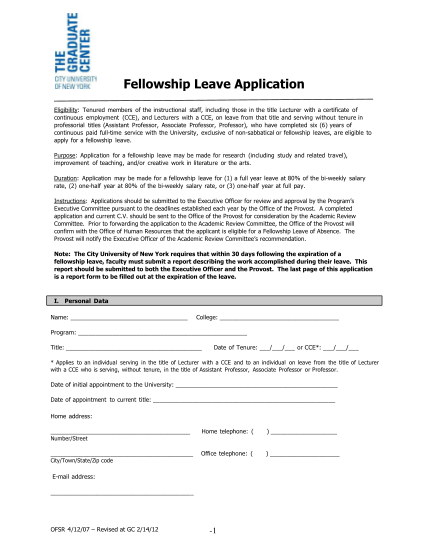 32 Leave Application Format Free To Edit Download Print CocoDoc