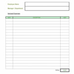 47 Reimbursement Form Templates Mileage Expense Vsp Intended For