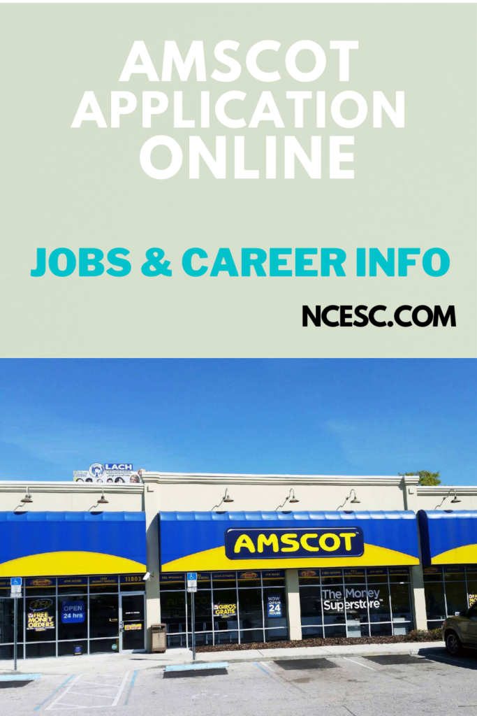 Amscot Application Online Jobs Career Info