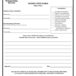 Employee Of The Month Nomination Form 5 Free Templates In Pdf