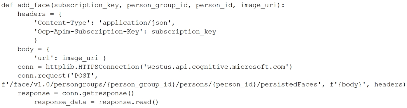 Exam AI 102 Topic 2 Question 6 Discussion ExamTopics