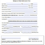 FREE 10 Background Check Authorization Forms In PDF MS Word