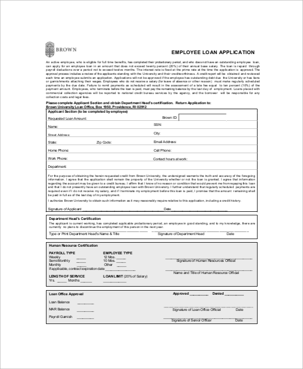 FREE 10 Sample Employment Application Forms In PDF