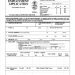 FREE 12 Sample Employment Application Forms In PDF MS Word Excel