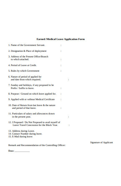 FREE 50 Leave Application Forms In PDF MS Word Excel