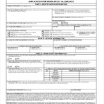 FREE 7 Sample Work Application Forms In PDF MS Word