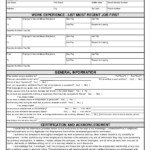 FREE 8 Sample Employment Application Forms In MS Word PDF