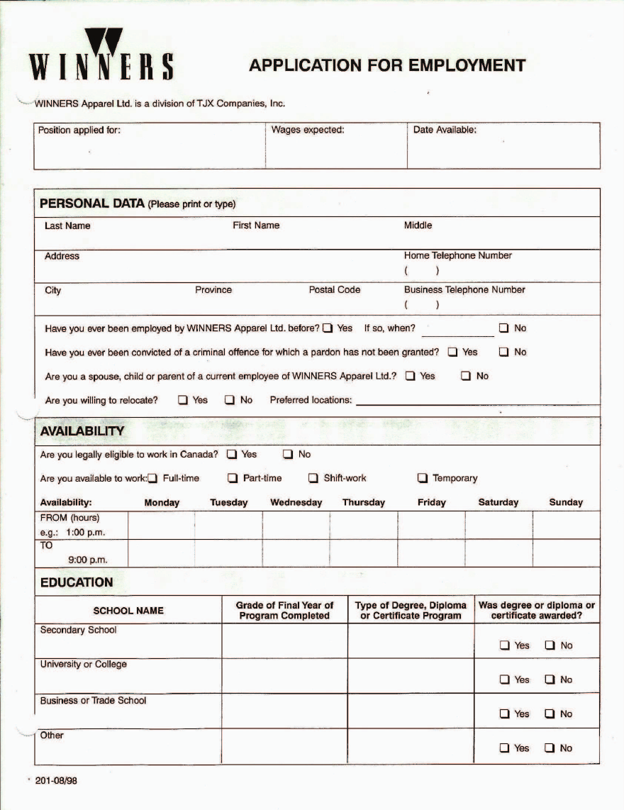 Home Depot Application Form Edit Fill Sign Online Handypdf