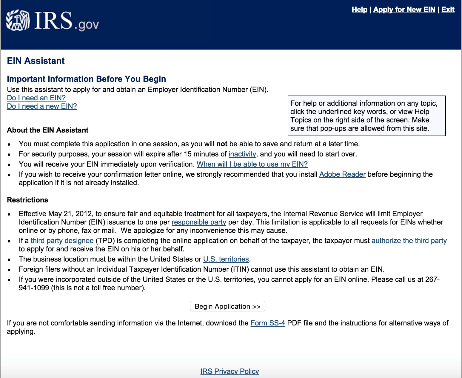 How To Apply For An Employer Tax Identification Number EIN