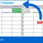 Job Application Recruitment Tracking Spreadsheet FREE Excel Download