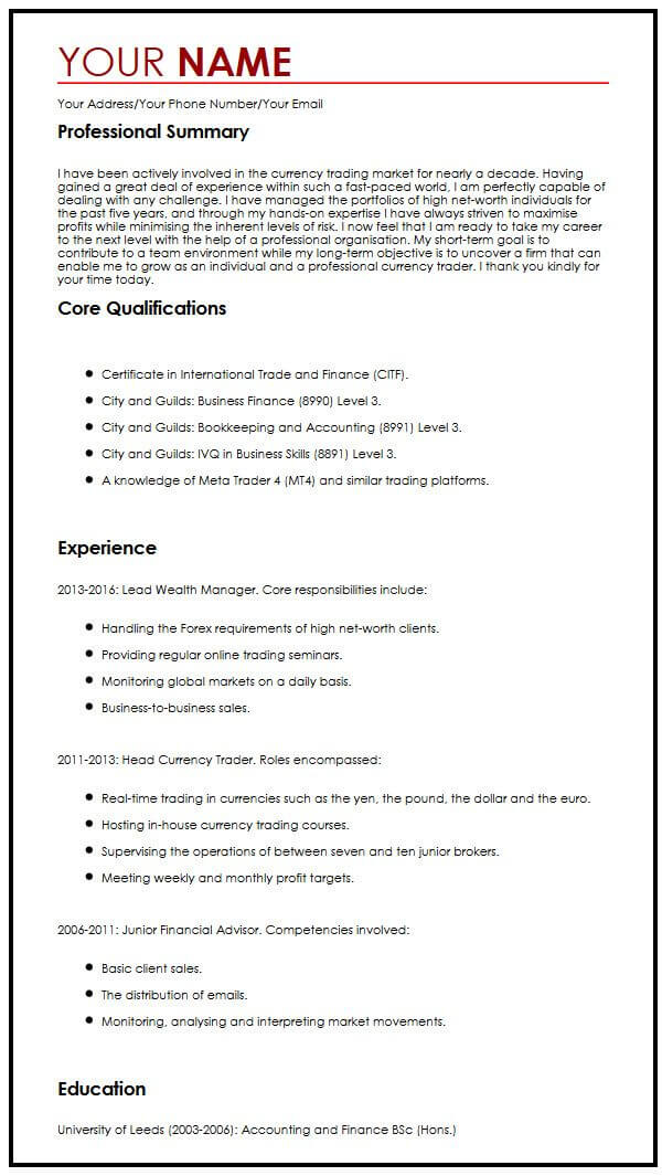 Legal Advisor Cv Sample July 2022