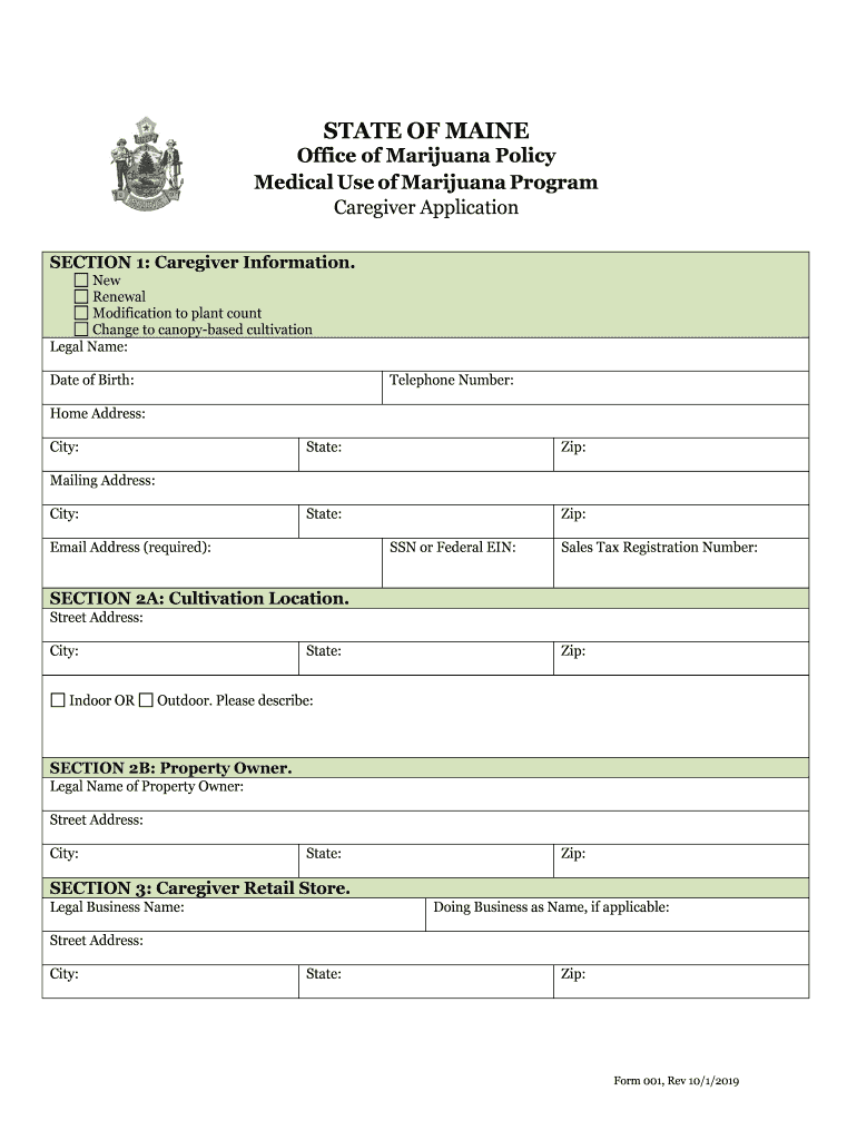 ME Form 001 2019 2021 Fill And Sign Printable Template Online US 