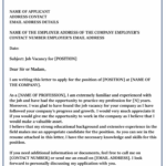 Motivation Letter For Job Application Sample With Examples