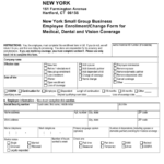 New York New York Small Group Business Employee Enrollment Change Form