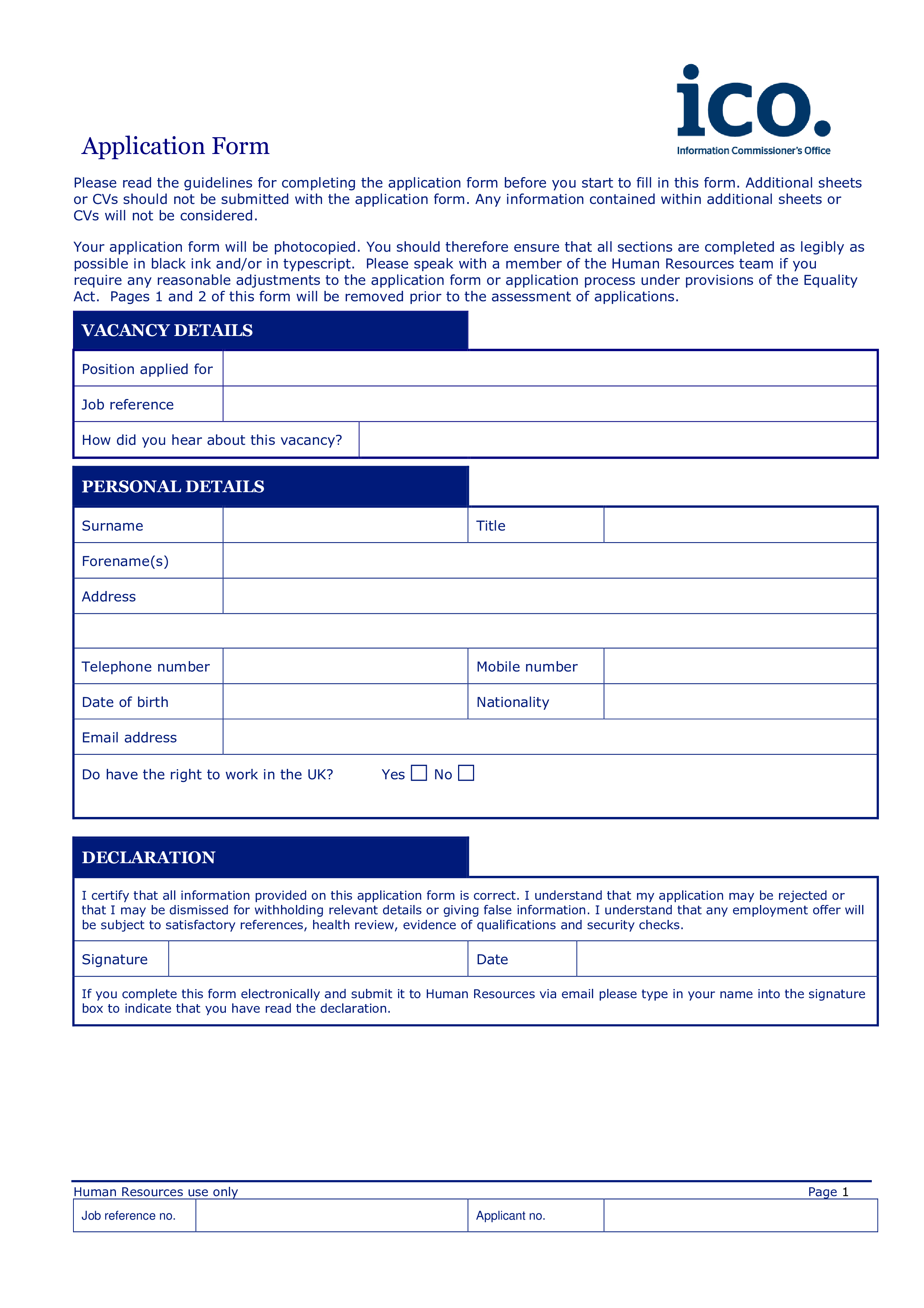 Office Employee Job Application Form How To Create An Employee Job