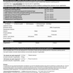 Parking Permit Application Form