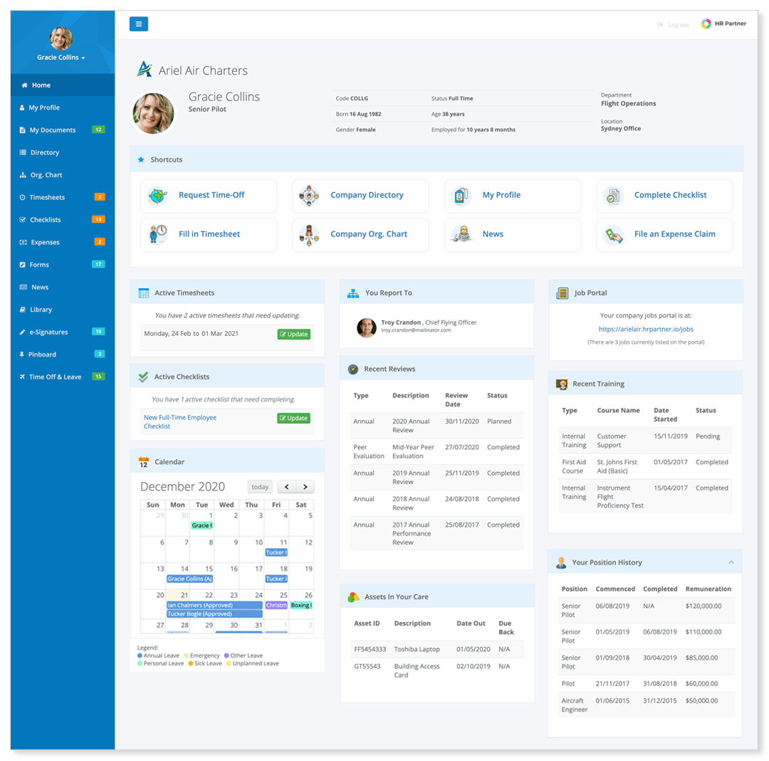 Self Service Employee Portal With Your HR Software HR Partner