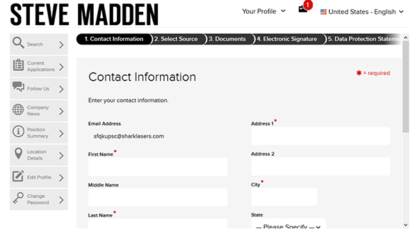 Steve Madden Job Application Apply Online