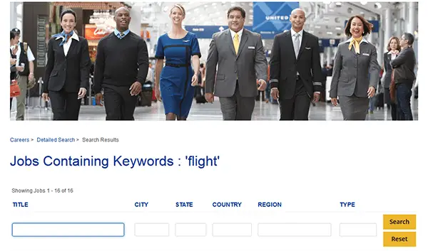 United Airlines Job Application Careers
