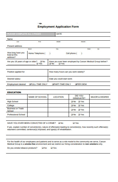 Unt Student Employment Application Form Employeeapplicationform