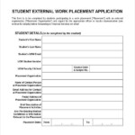 Work Application Templates 8 Free Word PDF Format Download Free