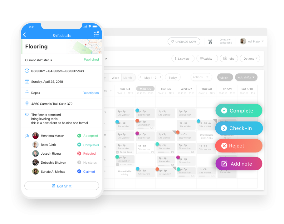 World s Best Free Employee Scheduling App Connecteam