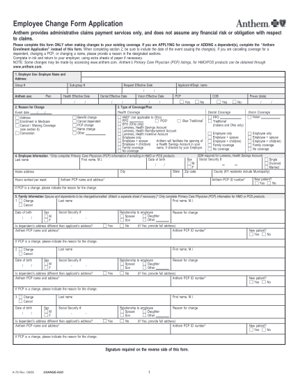 13 Payroll Change Form Pdf Free To Edit Download Print CocoDoc