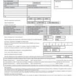 Application Form For Registration Of A Stable Employee British