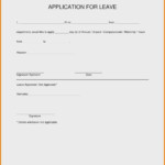 Best Of Leave Application Form Template Case Worker Sample Resume