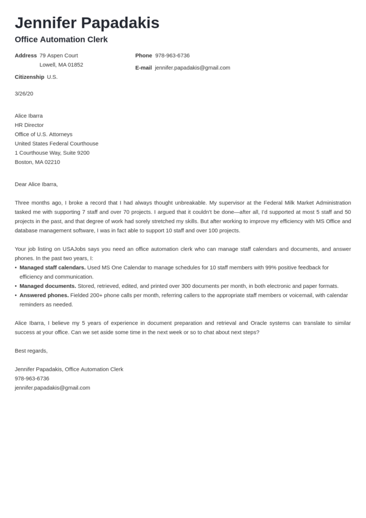 Cover Letter Format Makerspastor