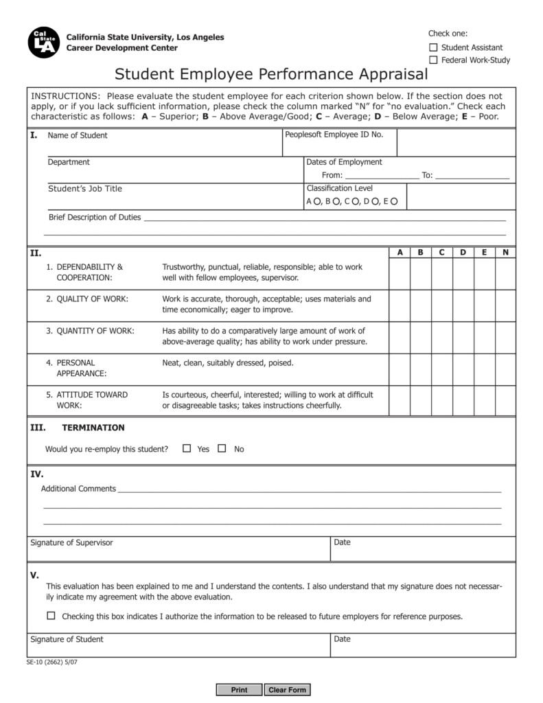 Employee Evaluation Employee Performance Tracker Excel Excel Employee 