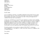 Employee Loan Request Letter Format