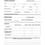 Employment Application Form 14 Examples Format Pdf Examples