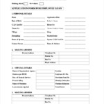 FREE 8 Sample Employee Application Templates In PDF MS Word