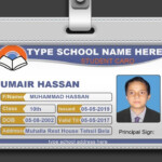 Government Employee Id Card Design Yeppe Throughout High School Id