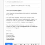 How To Email A Resume To An Employer 12 Email Examples