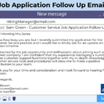 Job Application Email Sample Best Formats For Sending Job Search