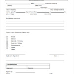 Leave Application Form Template Free Download PRINTABLE TEMPLATES