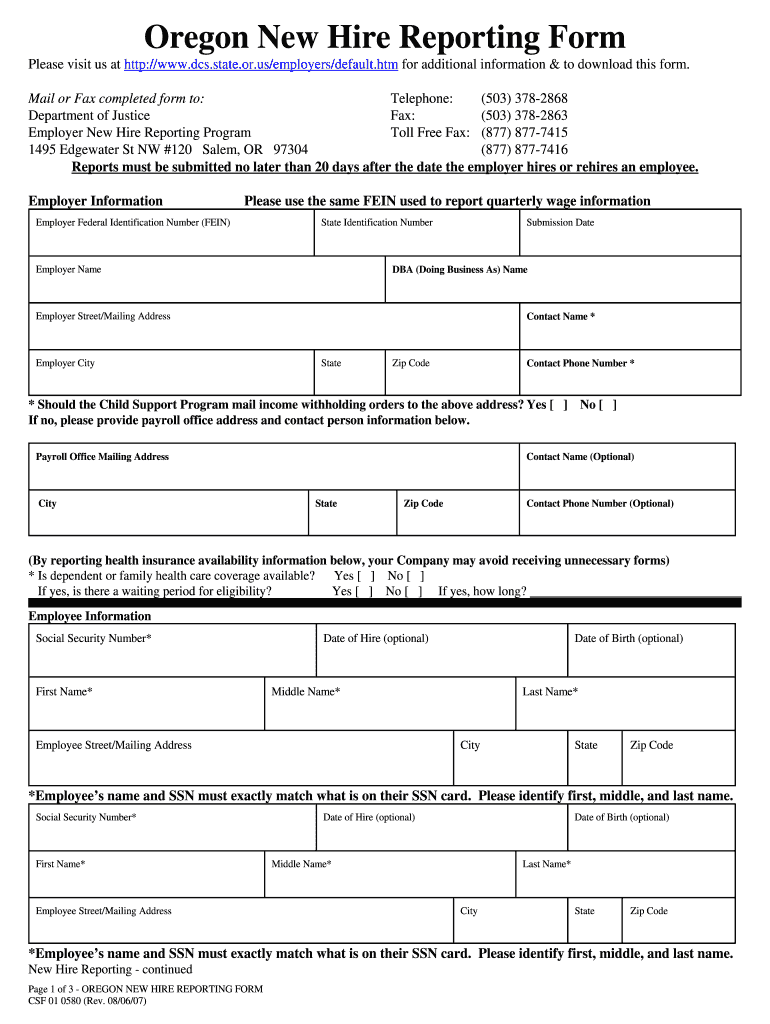 New Employee Application 2007 Form Fill Out Sign Online DocHub