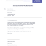 Previous Employment Verification Letter Pdf Templates Throughout New