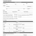 Printable Job Application Template Luxury Employment Application Online