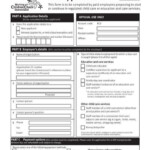 QLD Blue Card Application Form Ladybirds Dragonflies