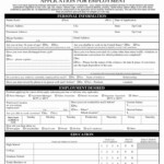 Retail Application Form New 2019 Retail Job Application Form Fillable