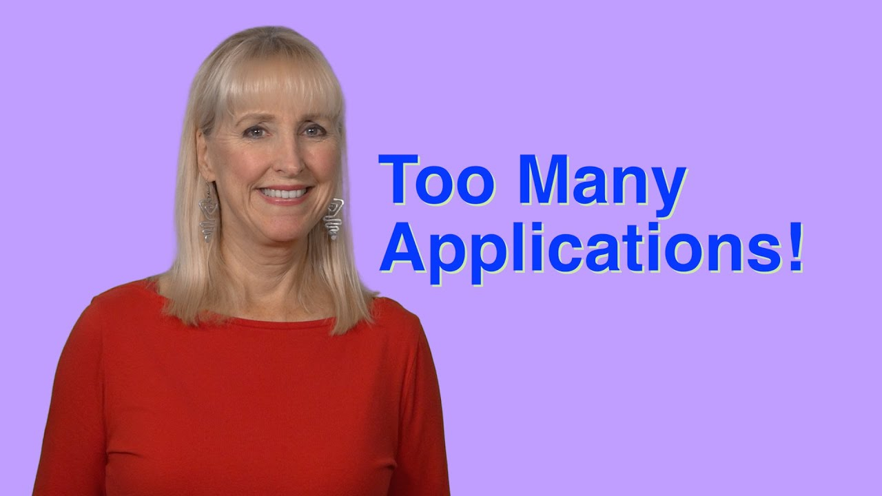 Too Many Applications YouTube