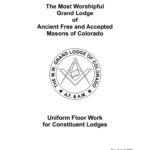 Uniform Floor Work Grand Lodge Of Colorado